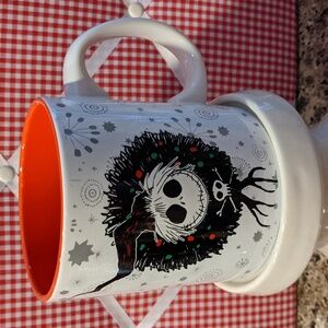 Santa Jack Wreath Mug 20 oz Nightmare Before Christmas Disney Haunted Mansion